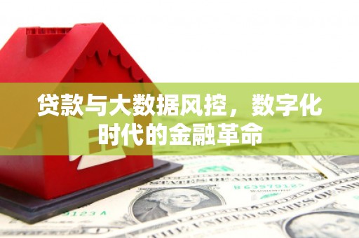 黔西贷款与大数据风控，数字化时代的金融革命