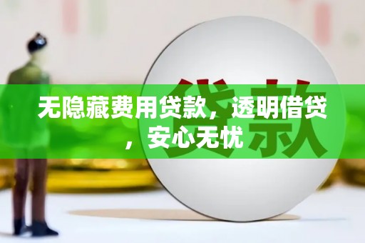 黔西无隐藏费用贷款，透明借贷，安心无忧