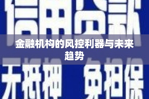 黔西金融机构的风控利器与未来趋势