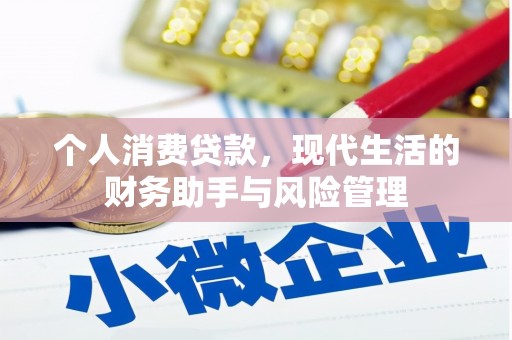 黔西个人消费贷款，现代生活的财务助手与风险管理