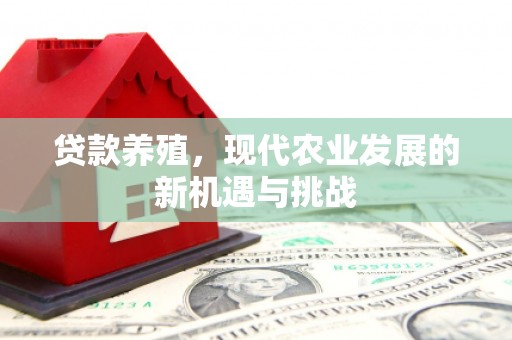 黔西贷款养殖，现代农业发展的新机遇与挑战