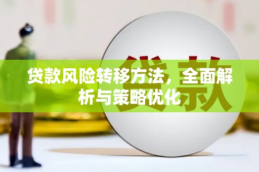 黔西贷款风险转移方法，全面解析与策略优化