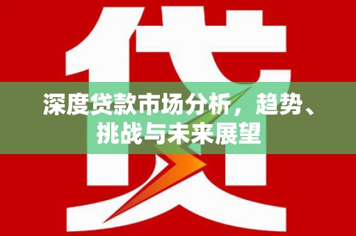 黔西深度贷款市场分析，趋势、挑战与未来展望