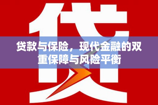 黔西贷款与保险，现代金融的双重保障与风险平衡