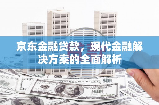 黔西京东金融贷款，现代金融解决方案的全面解析