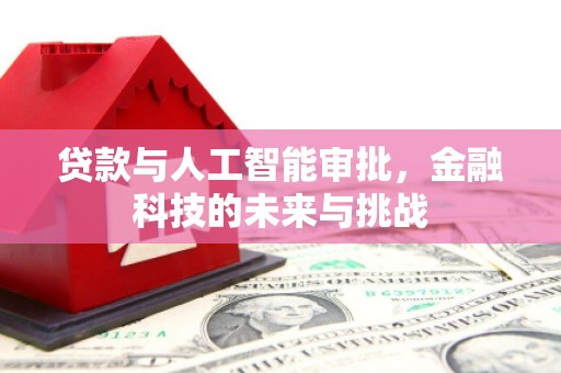黔西贷款与人工智能审批，金融科技的未来与挑战