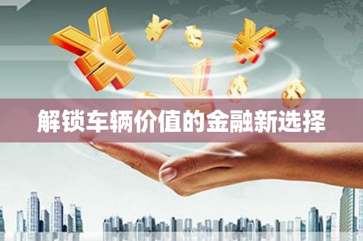 黔西解锁车辆价值的金融新选择