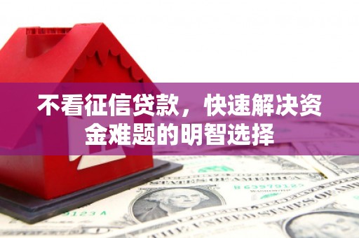 黔西不看征信贷款，快速解决资金难题的明智选择