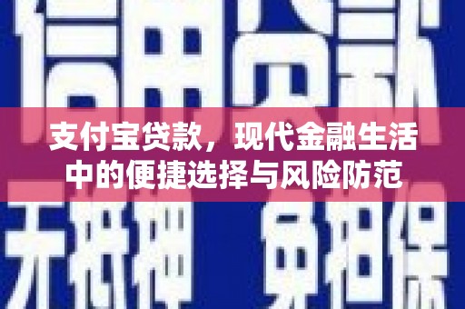 黔西支付宝贷款，现代金融生活中的便捷选择与风险防范