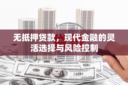 黔西无抵押贷款，现代金融的灵活选择与风险控制