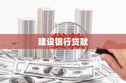 黔西建设银行贷款