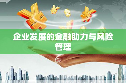黔西企业发展的金融助力与风险管理