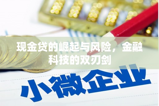 黔西现金贷的崛起与风险，金融科技的双刃剑