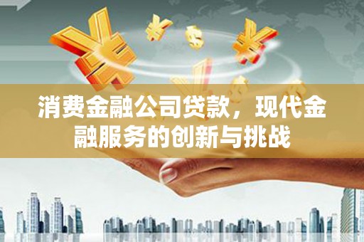 黔西消费金融公司贷款，现代金融服务的创新与挑战