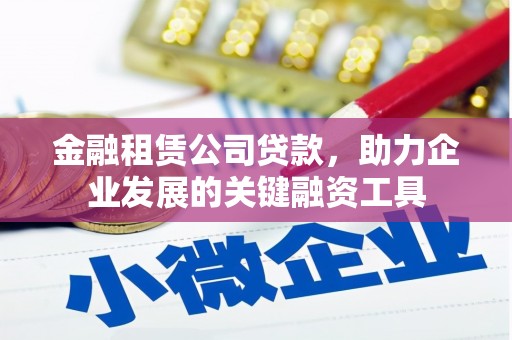 黔西金融租赁公司贷款，助力企业发展的关键融资工具
