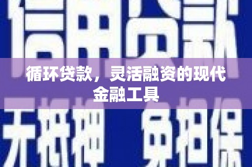 黔西循环贷款，灵活融资的现代金融工具