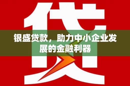 黔西银盛贷款，助力中小企业发展的金融利器