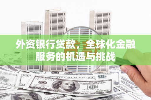 黔西外资银行贷款，全球化金融服务的机遇与挑战