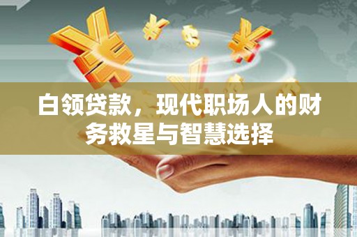 黔西白领贷款，现代职场人的财务救星与智慧选择