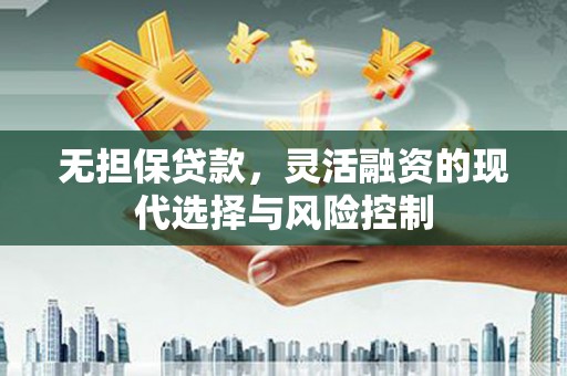 黔西无担保贷款，灵活融资的现代选择与风险控制