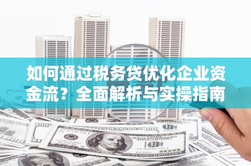 黔西如何通过税务贷优化企业资金流？全面解析与实操指南