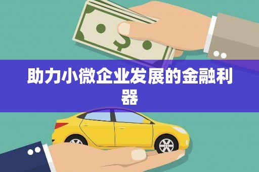 黔西助力小微企业发展的金融利器