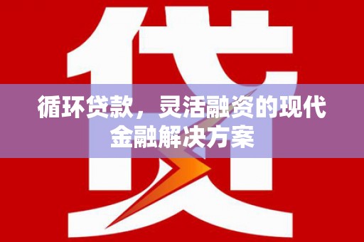 黔西循环贷款，灵活融资的现代金融解决方案