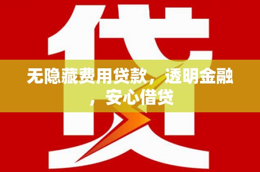 黔西无隐藏费用贷款，透明金融，安心借贷