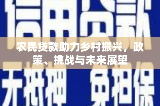 黔西农民贷款助力乡村振兴，政策、挑战与未来展望