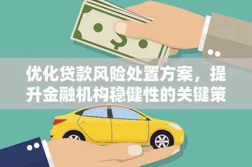 黔西优化贷款风险处置方案，提升金融机构稳健性的关键策略