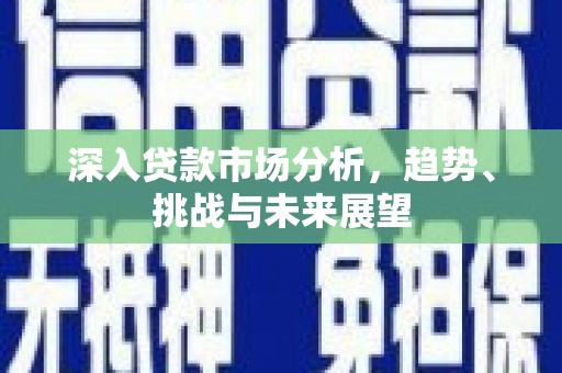 黔西深入贷款市场分析，趋势、挑战与未来展望