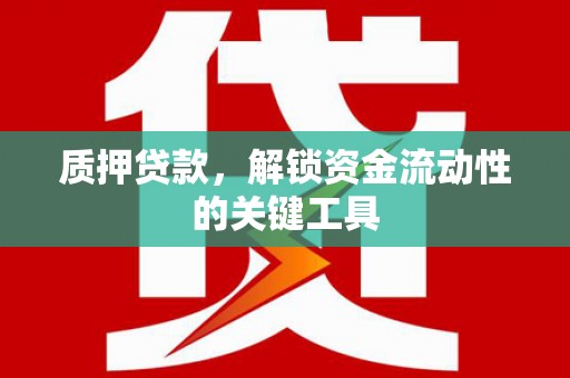 黔西质押贷款，解锁资金流动性的关键工具