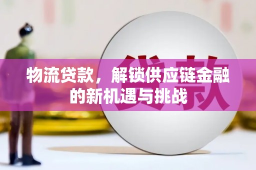 黔西物流贷款，解锁供应链金融的新机遇与挑战