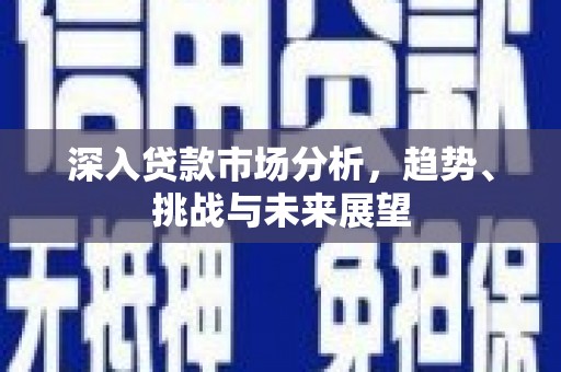 黔西深入贷款市场分析，趋势、挑战与未来展望