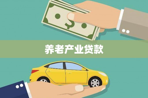 黔西养老产业贷款