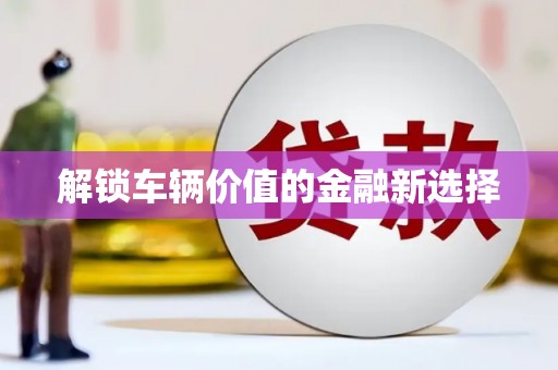 黔西解锁车辆价值的金融新选择