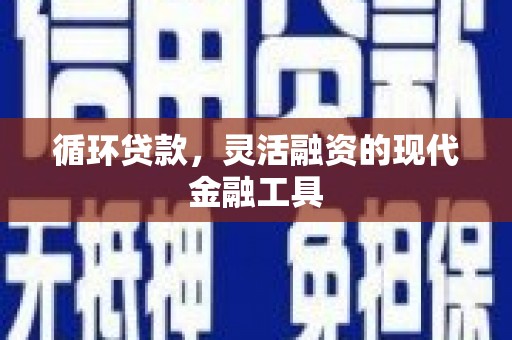 黔西循环贷款，灵活融资的现代金融工具