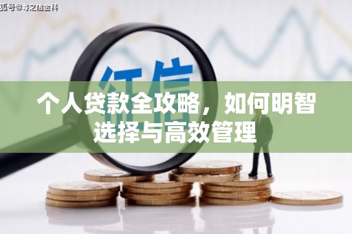 黔西个人贷款全攻略，如何明智选择与高效管理