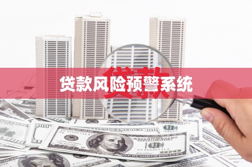 黔西贷款风险预警系统