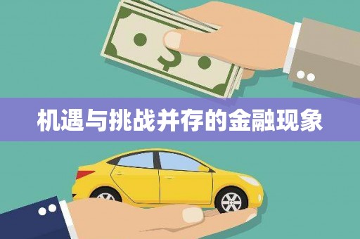 黔西机遇与挑战并存的金融现象